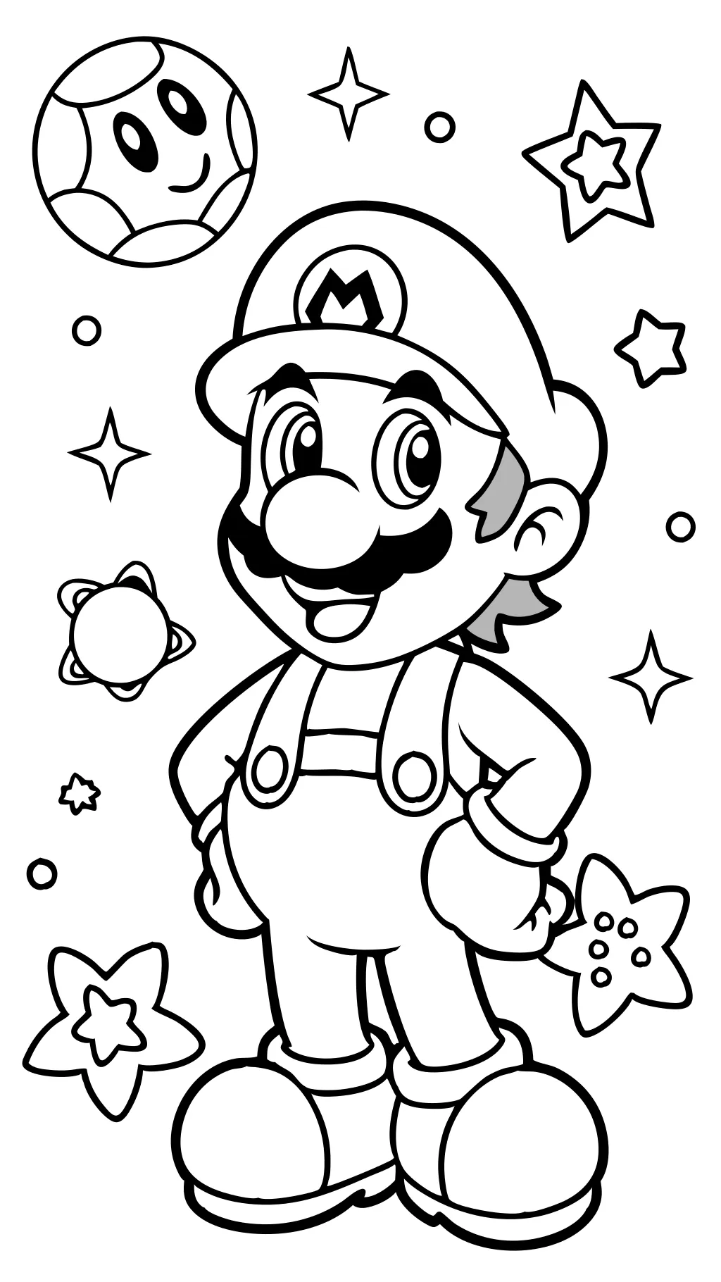 Páginas para colorear de Super Mario gratis